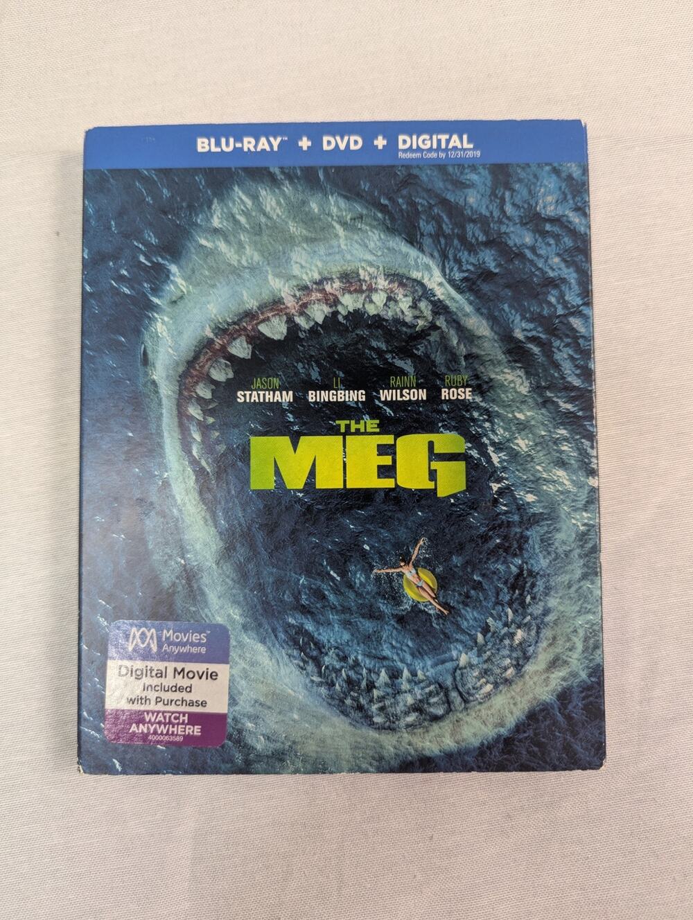 The Meg Blu-Ray & DVD Movie